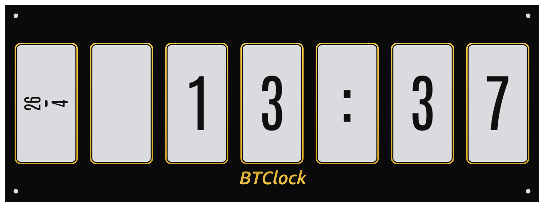 Time / clock screen
