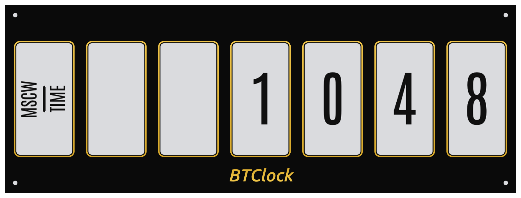 Moscow time — no sats glyph